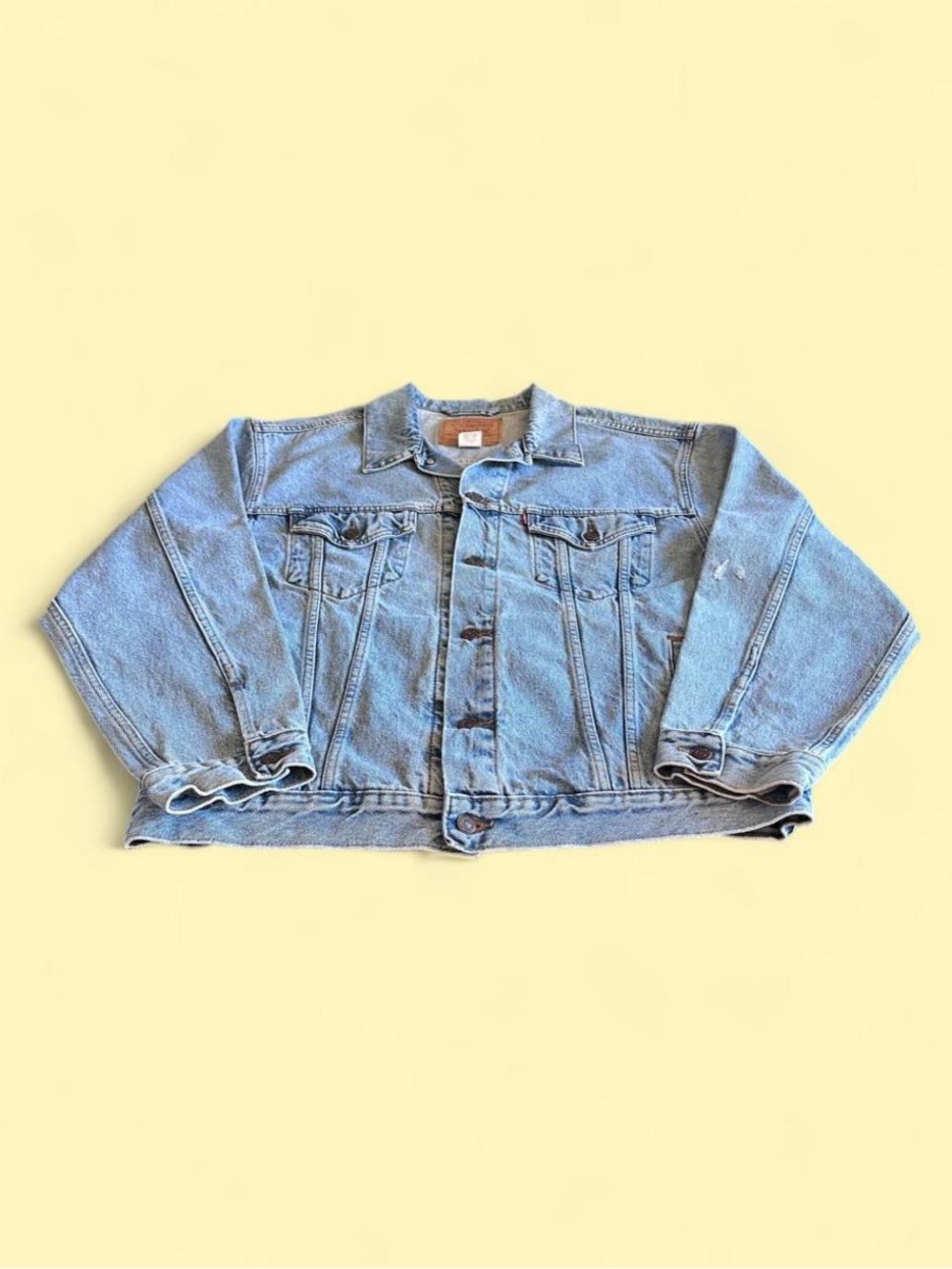 Vintage Levi’s 70507-0389 Relaxed Trucker Denim Jacket Light Wash Men’s Size XL